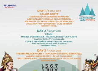 Prambanan Jazz #5 | 2019 (5,6,7 July 2019)